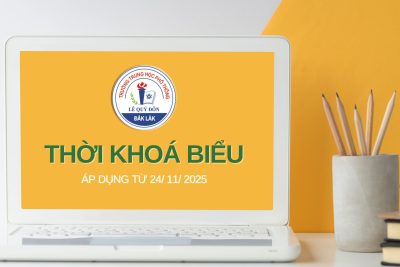 THỜI KHOÁ BIỂU TỪ 24/11/2025